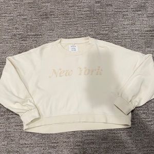 Cotton On Yellow cropped crewneck